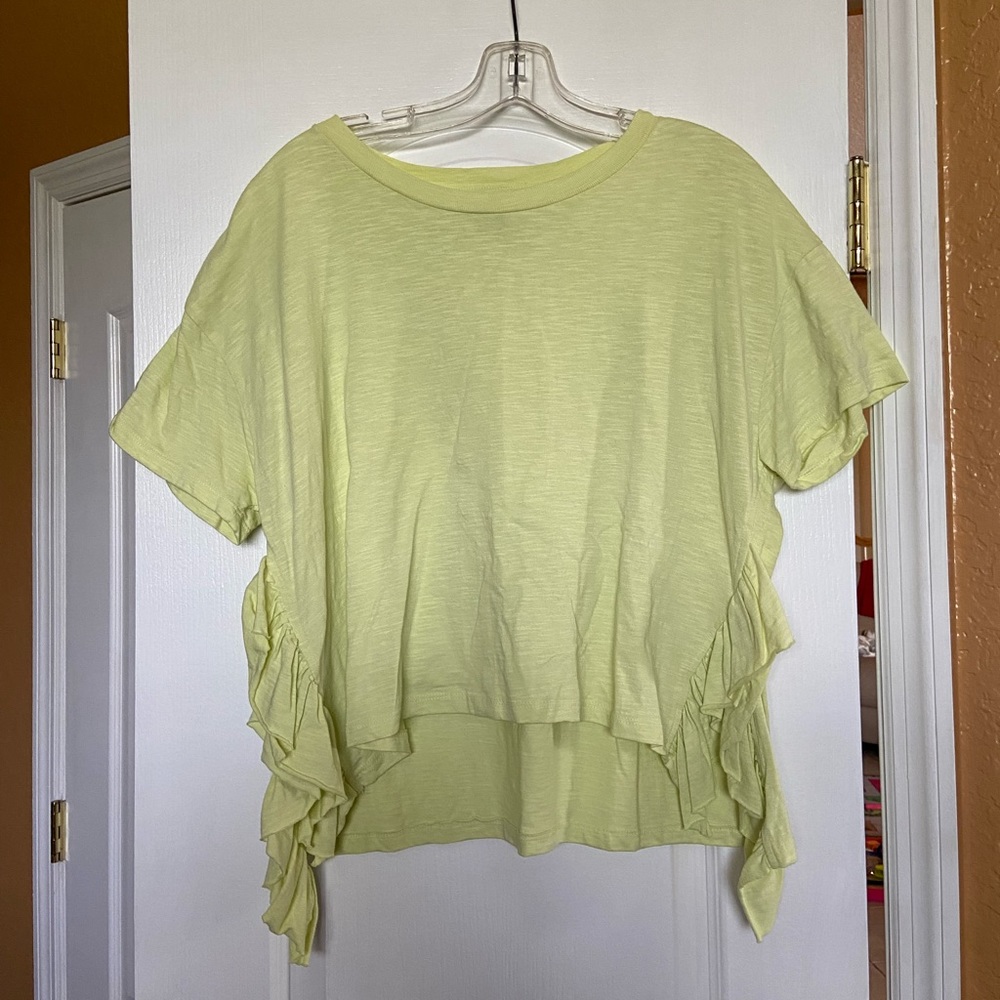 For The Republic Ruffle Tee